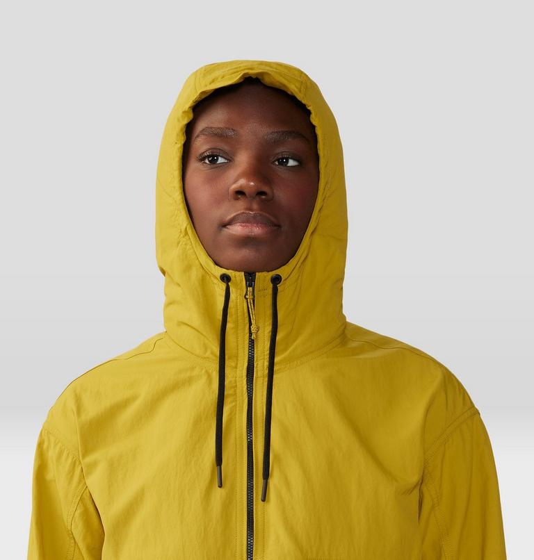 Women's Stryder Full Zip, Color: Dark Citron, image 4