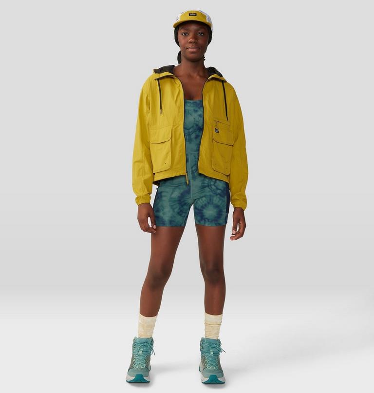 Women's Stryder Full Zip, Color: Dark Citron, image 6