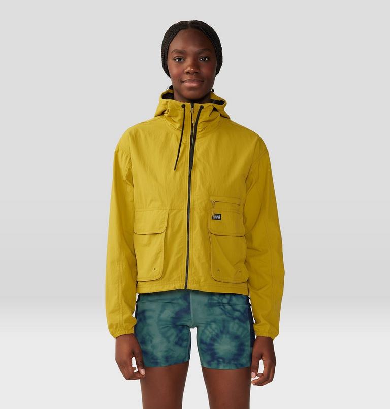Women's Stryder Full Zip, Color: Dark Citron, image 1