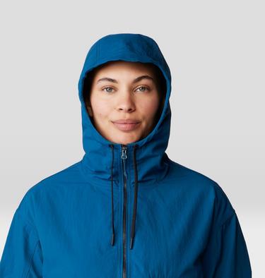 Women's Stryder Full Zip, Color: Dark Caspian, image 4