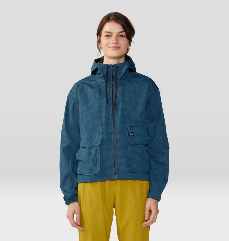 Women's Stryder Full Zip, Color: Dark Caspian, image 8