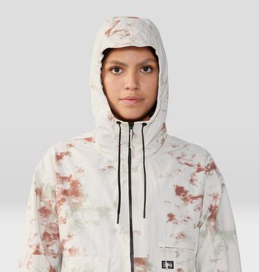 Women's Stryder Full Zip, Color: Dark Quartz Nebula Dye Print, image 12