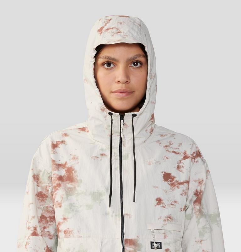 Women's Stryder Full Zip, Color: Dark Quartz Nebula Dye Print, image 4