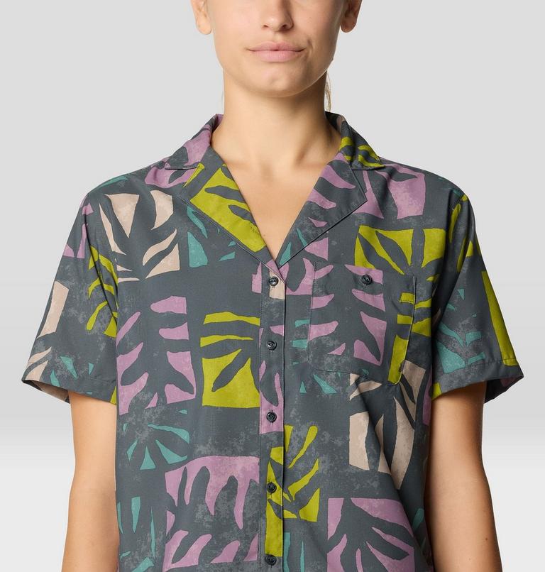 Trail Sender &agrave; manches courtes, Color: Volcanic Meadows Print, image 5