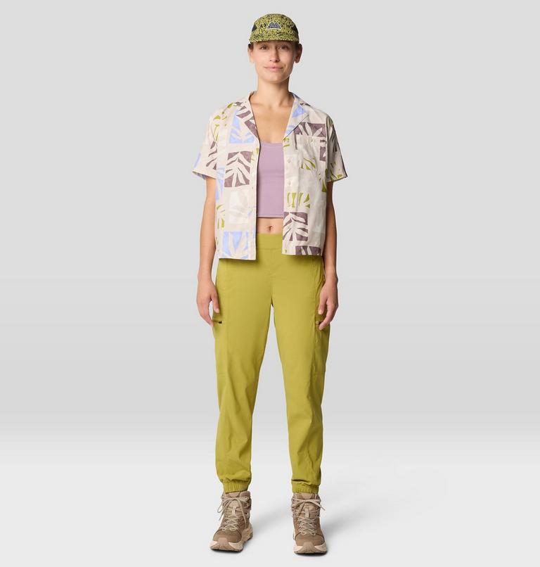Women's Trail Sender Short Sleeve, Color: Stone Meadows Print, image 6