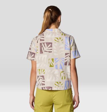 Women's Trail Sender Short Sleeve, Color: Stone Meadows Print, image 3