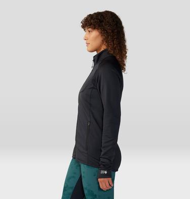 Women's Glacial Trail Full Zip, Color: Black, image 3