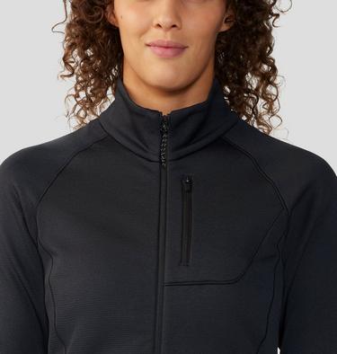 Women's Glacial Trail Full Zip, Color: Black, image 4