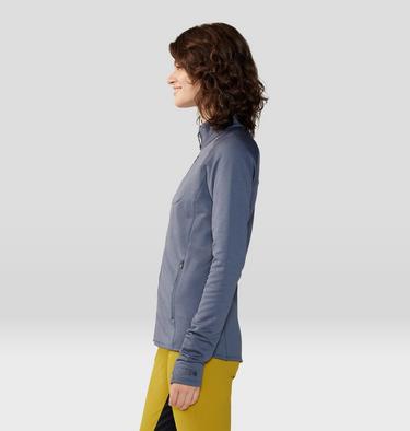 Women's Glacial Trail Full Zip, Color: Blue Slate, image 7