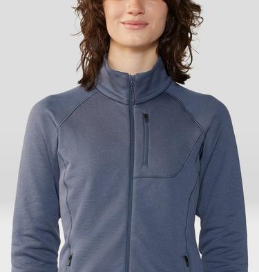 Women's Glacial Trail Full Zip, Color: Blue Slate, image 8
