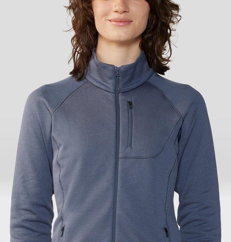Women's Glacial Trail Full Zip, Color: Blue Slate, image 4