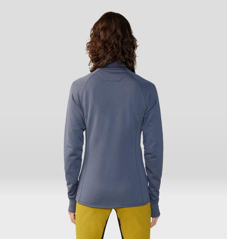 Women's Glacial Trail Full Zip, Color: Blue Slate, image 2
