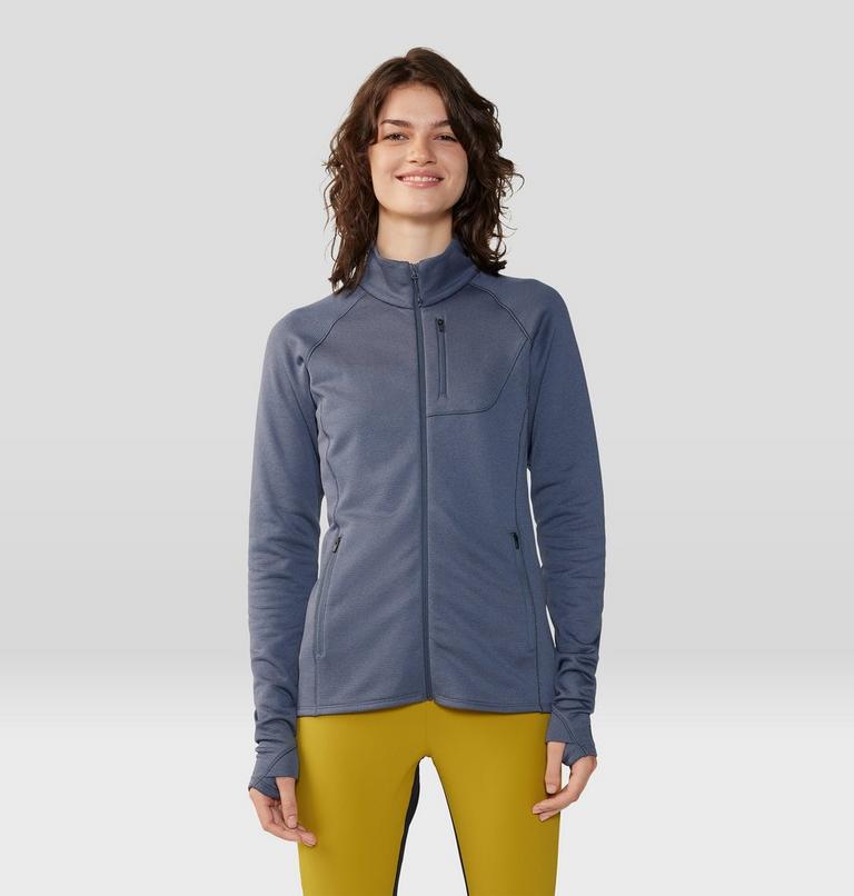 Women's Glacial Trail Full Zip, Color: Blue Slate, image 1