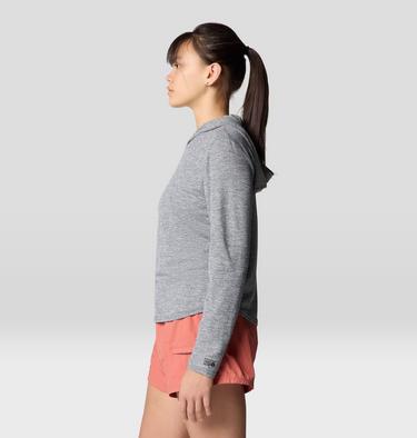 Chandail à capuchon et à manches longues Sunblocker, Color: Dark Storm Heather, image 4