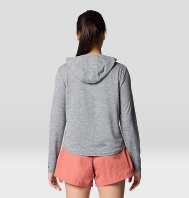 Chandail à capuchon et à manches longues Sunblocker, Color: Dark Storm Heather, image 3