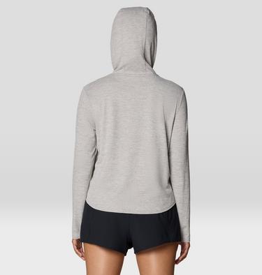 Women's Sunblocker Long Sleeve Hoody, Color: Half Moon Grey, image 6