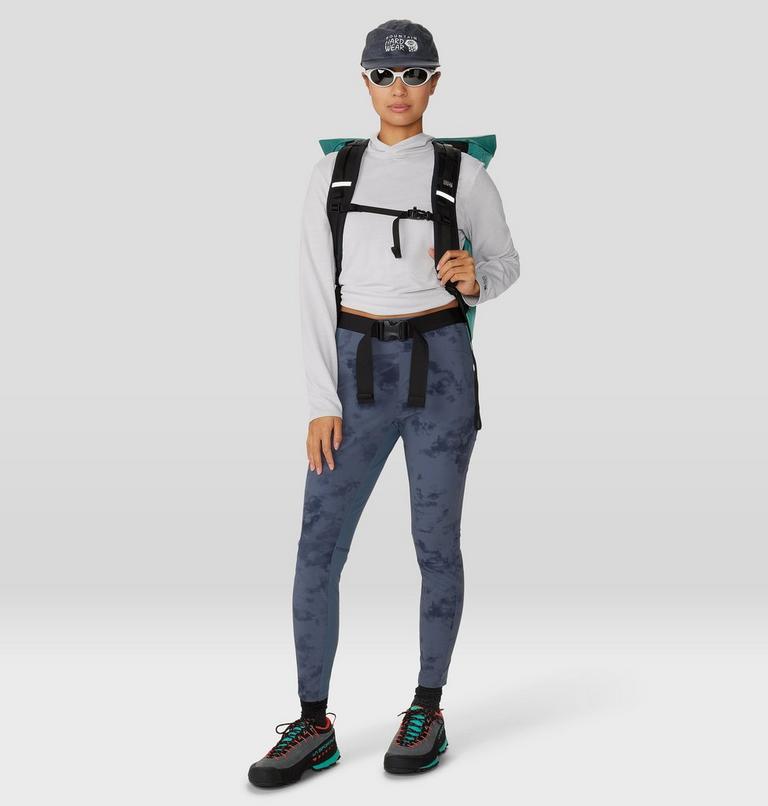 Women's Sunblocker Long Sleeve Hoody, Color: Grey Ice Heather, image 7