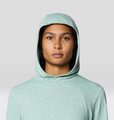 Chandail à capuchon et à manches longues Sunblocker, Color: Mineral Spring Heather, image 8