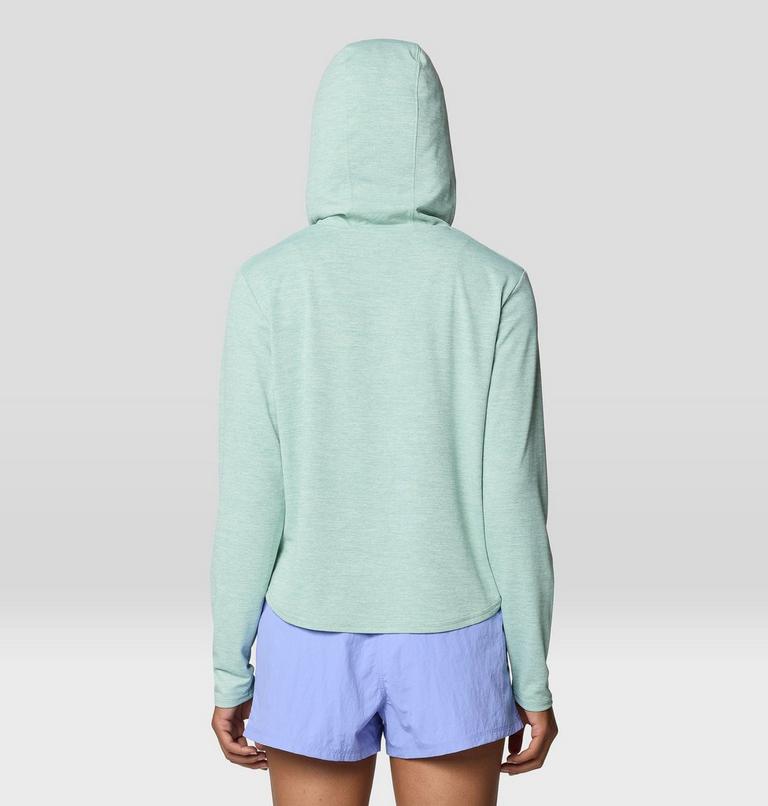 Women's Sunblocker Long Sleeve Hoody, Color: Mineral Spring Heather, image 2