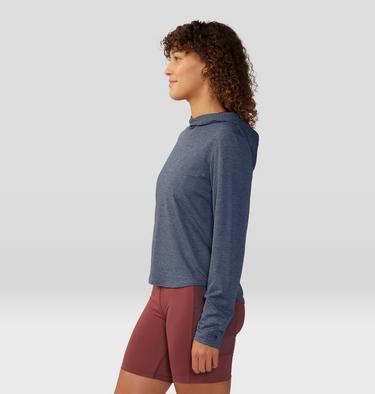 Chandail à capuchon et à manches longues Sunblocker, Color: Blue Slate Heather, image 19