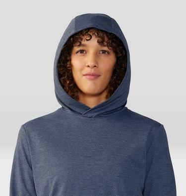 Chandail à capuchon et à manches longues Sunblocker, Color: Blue Slate Heather, image 20