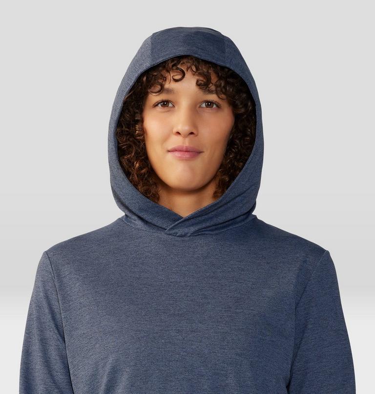 Chandail à capuchon et à manches longues Sunblocker, Color: Blue Slate Heather, image 4