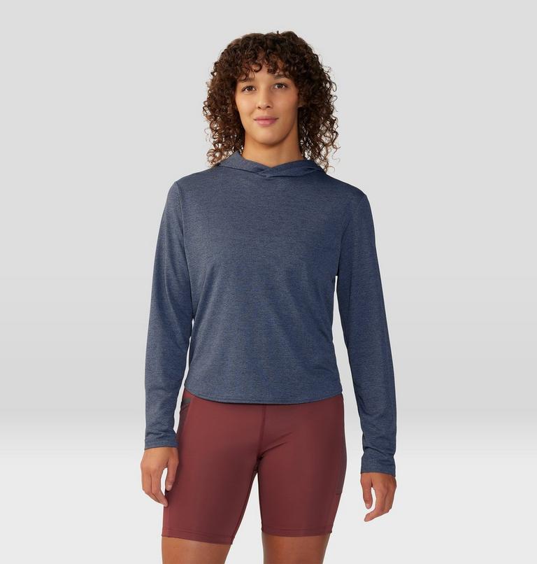 Chandail à capuchon et à manches longues Sunblocker, Color: Blue Slate Heather, image 5
