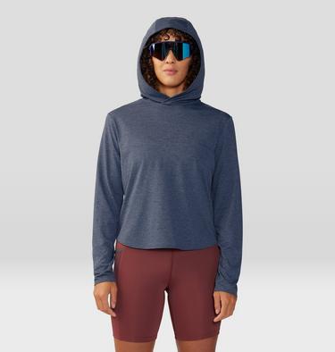 Chandail à capuchon et à manches longues Sunblocker, Color: Blue Slate Heather, image 17