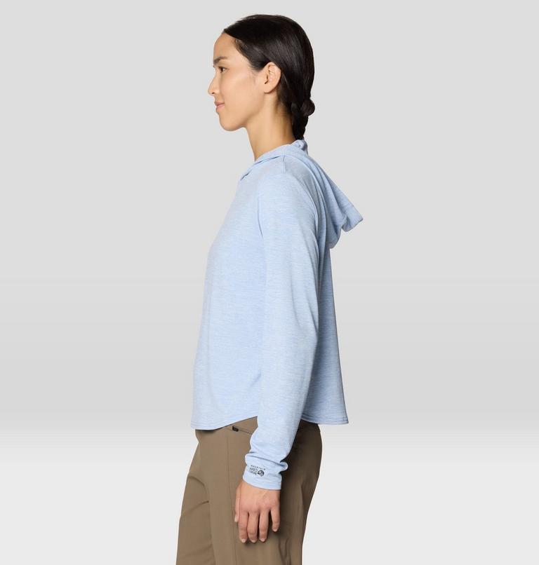 Women's Sunblocker Long Sleeve Hoody, Color: Beach Breeze, image 4