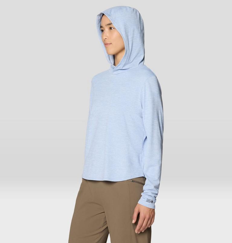 Women's Sunblocker Long Sleeve Hoody, Color: Beach Breeze, image 5