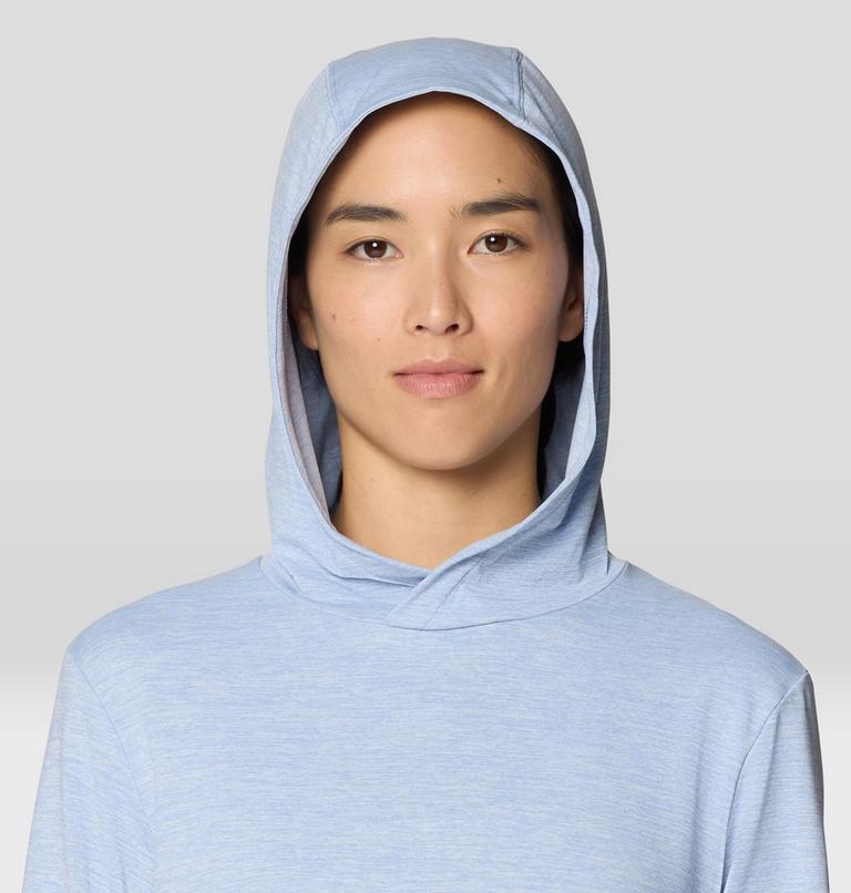 Women's Sunblocker Long Sleeve Hoody, Color: Beach Breeze, image 6