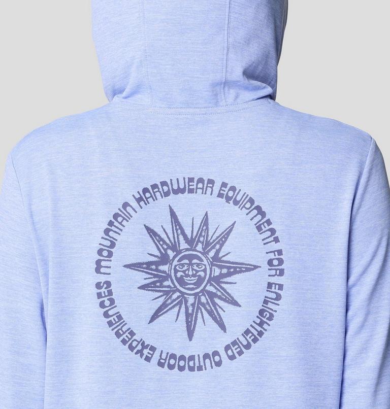 Chandail à capuchon et à manches longues Sunblocker, Color: Light Illusion Heather, image 6