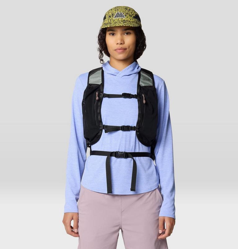 Chandail à capuchon et à manches longues Sunblocker, Color: Light Illusion Heather, image 2