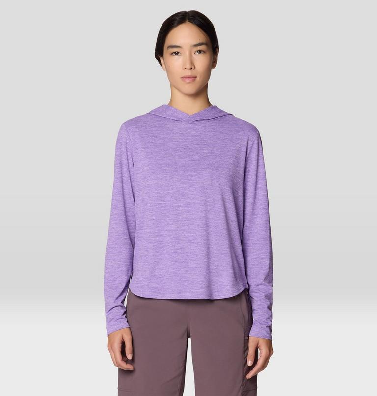 Women's Sunblocker Long Sleeve Hoody, Color: Harbor Violet, image 5