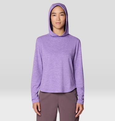 Women's Sunblocker Long Sleeve Hoody, Color: Harbor Violet, image 1