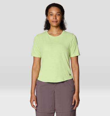 Women's Sunblocker Short Sleeve, Color: Frozen In Lime, image 13