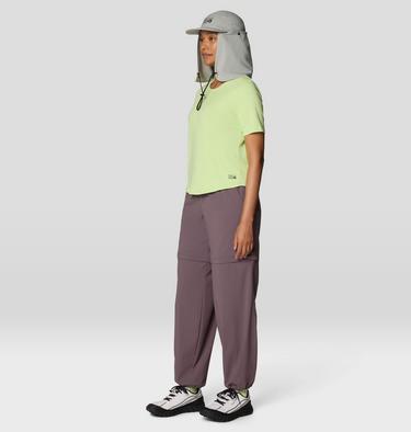 Women's Sunblocker Short Sleeve, Color: Frozen In Lime, image 14