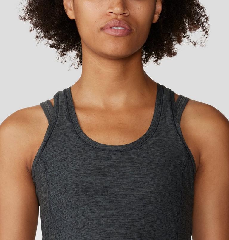Women's Chillaction Tank, Color: Black Heather, image 4