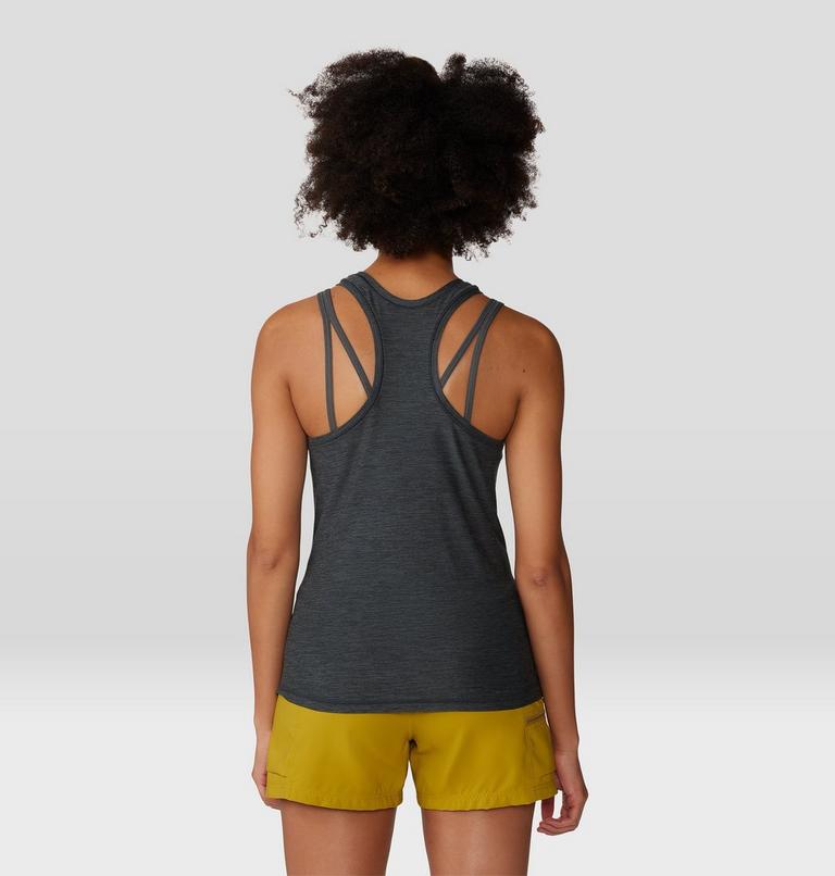 Women's Chillaction Tank, Color: Black Heather, image 2