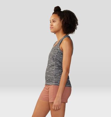 Women's Chillaction Tank, Color: Ashen Sediment Check Print, image 7