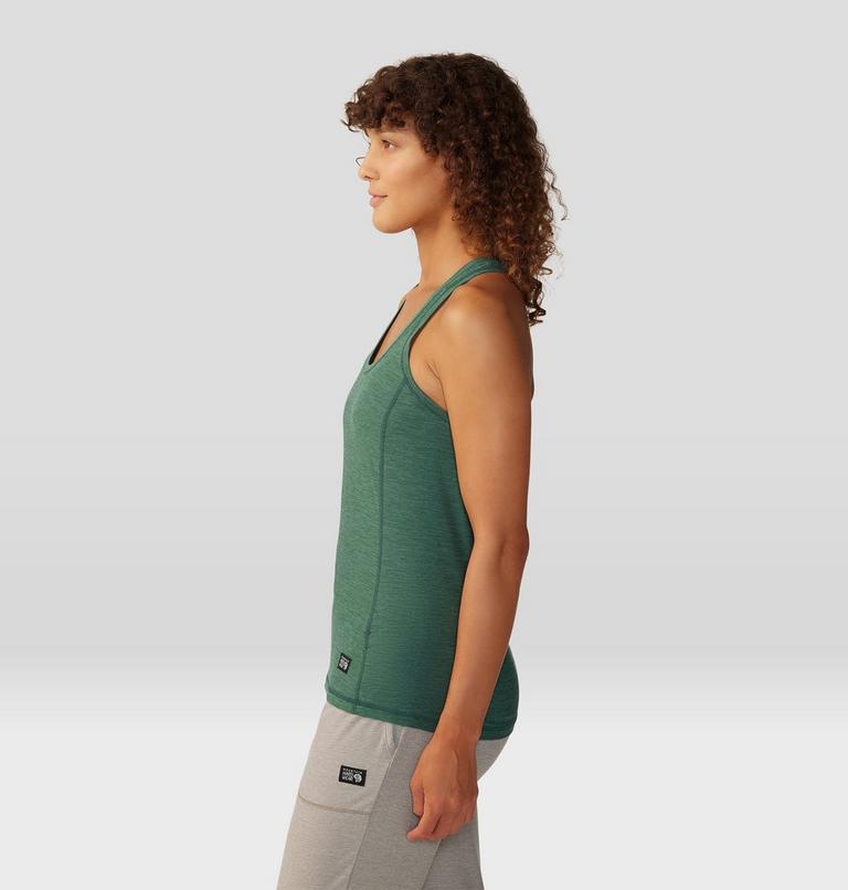 Women's Chillaction Tank, Color: Aqua Green Heather, image 3