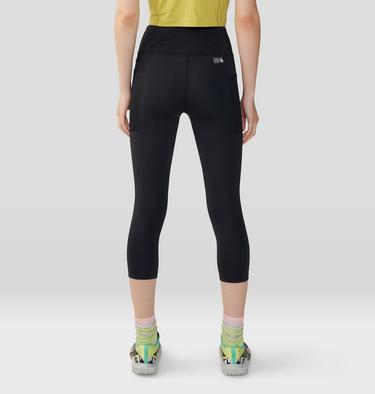 Women's Yuba Trail Crop, Color: Black, image 3