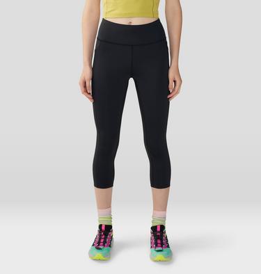 Women's Yuba Trail Crop, Color: Black, image 1