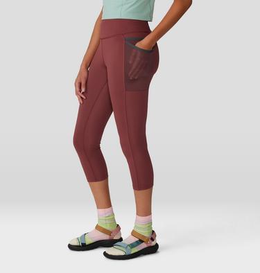 Women's Yuba Trail Crop, Color: Pluot, image 12