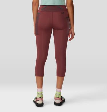 Women's Yuba Trail Crop, Color: Pluot, image 11