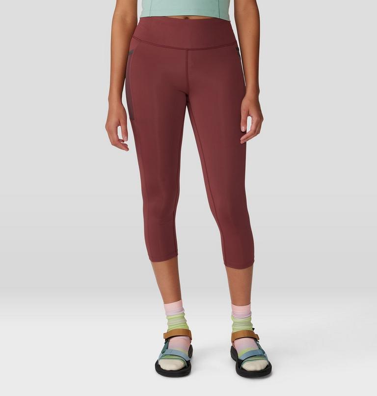 Women's Yuba Trail Crop, Color: Pluot, image 1