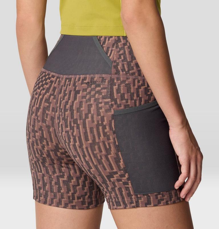 Women's Yuba Trail Short, Color: Warm Ash Digidaze Print, image 6