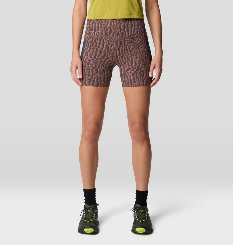 Women's Yuba Trail Short, Color: Warm Ash Digidaze Print, image 1