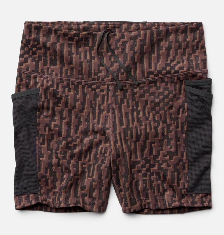 Women's Yuba Trail Short, Color: Warm Ash Digidaze Print, image 2