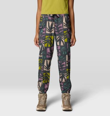 Women's Trail Sender Pant, Color: Volcanic Meadows Print, image 5